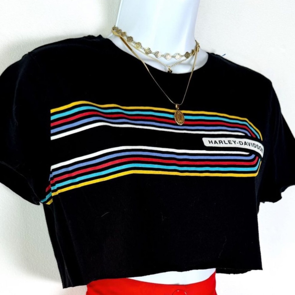 HARLEY DAVIDSON CROP TOP VINTAGE SIZE SMALL